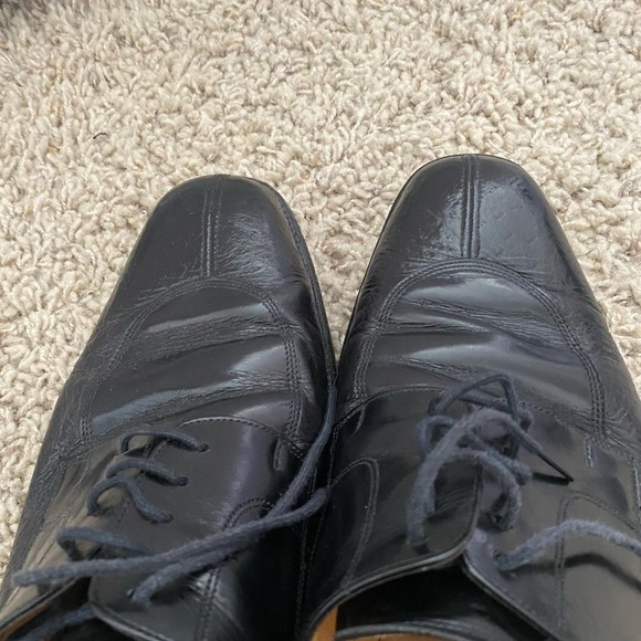 Men’s Moreschi Classic Black Oxfords (wedding shoes) size 11 main image 7